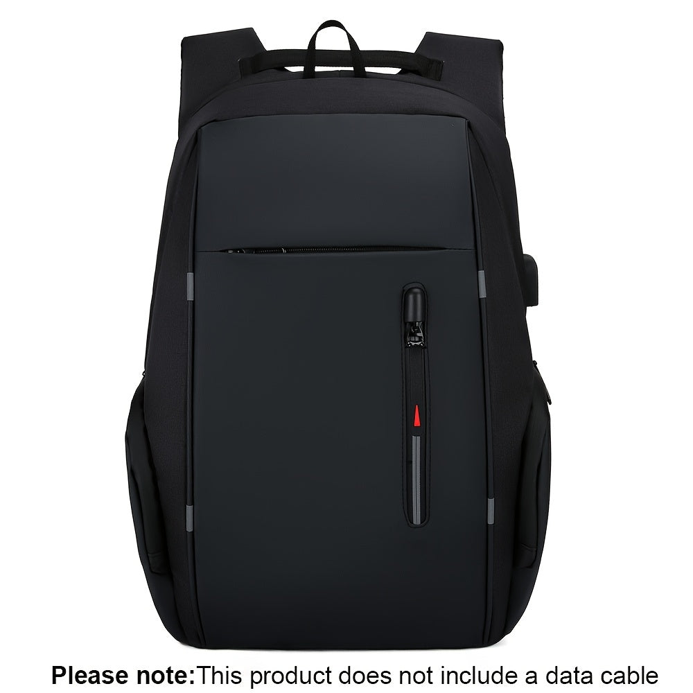 Men’s Anti‑Theft Business Laptop Backpack Large Capacity Travel Rucksack with Adjustable Shoulder Straps