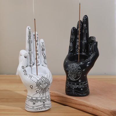 Artistic Hand Incense Holders Yin & Yang Design | Premium
