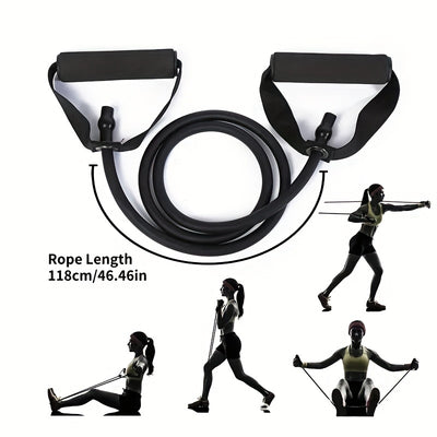 5‑Level Resistance Bands with Handles Home Workouts | UK Delivery