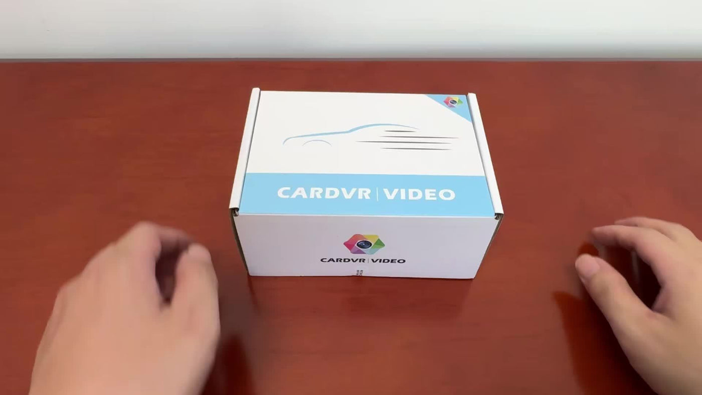 Dual Lens Car Dashcam 1080P+720P with Night Vision & Parking Mode