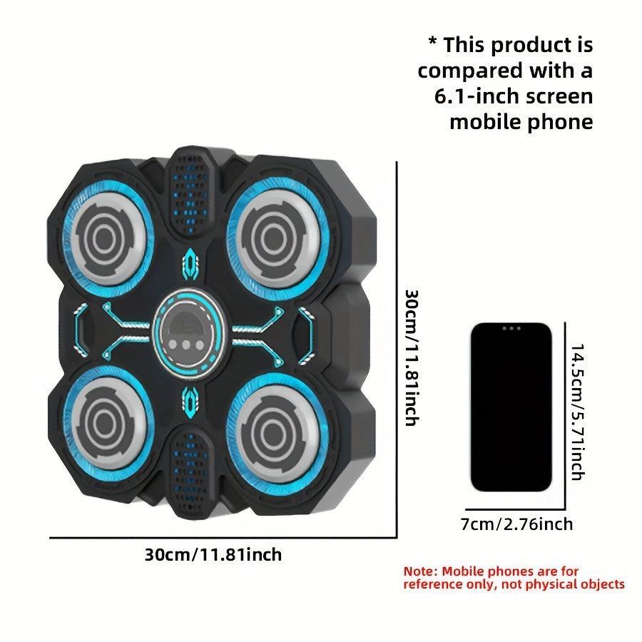 Interactive Boxing Toy with LED Targets & Music Reaction Trainer