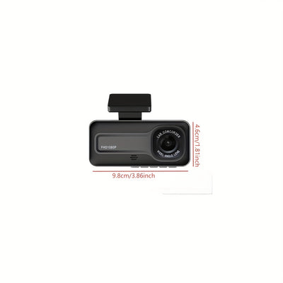 Dual Lens Car Dashcam 1080P+720P with Night Vision & Parking Mode