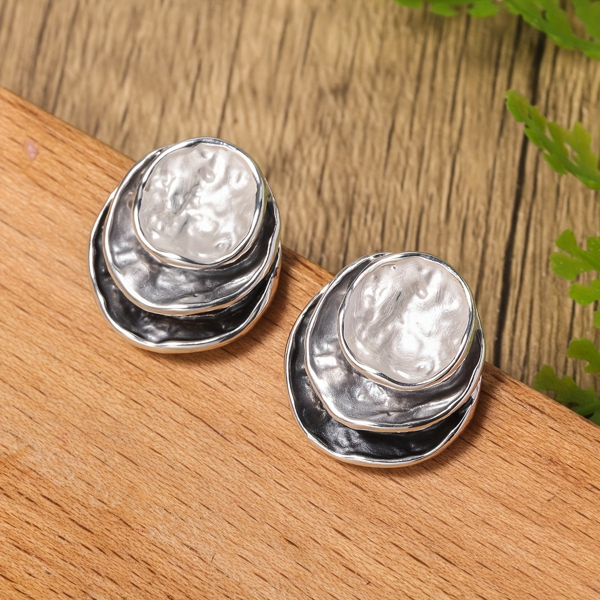 Boho Multi‑Layer Silver Party Earrings Elegant Holiday Jewellery