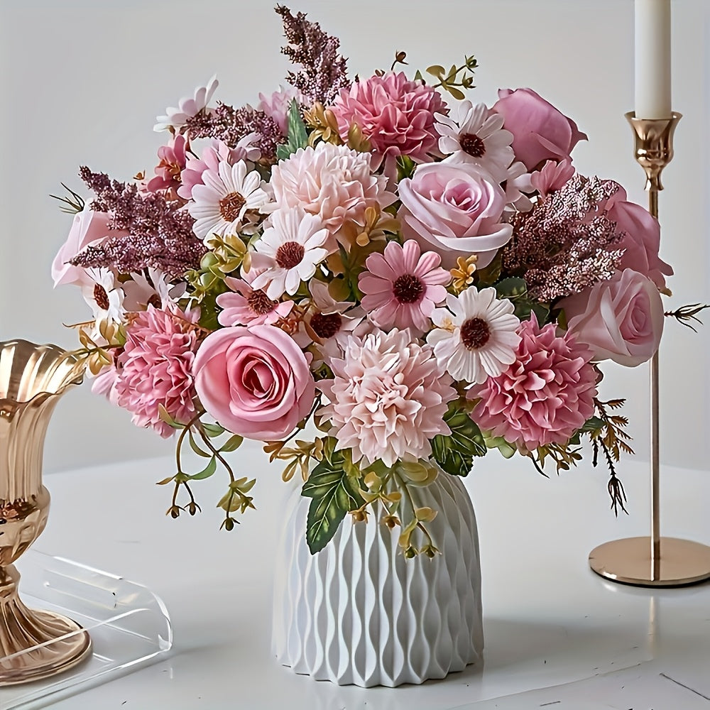 Real Touch Artificial Peony Bouquet 2 Pink & White | Premium