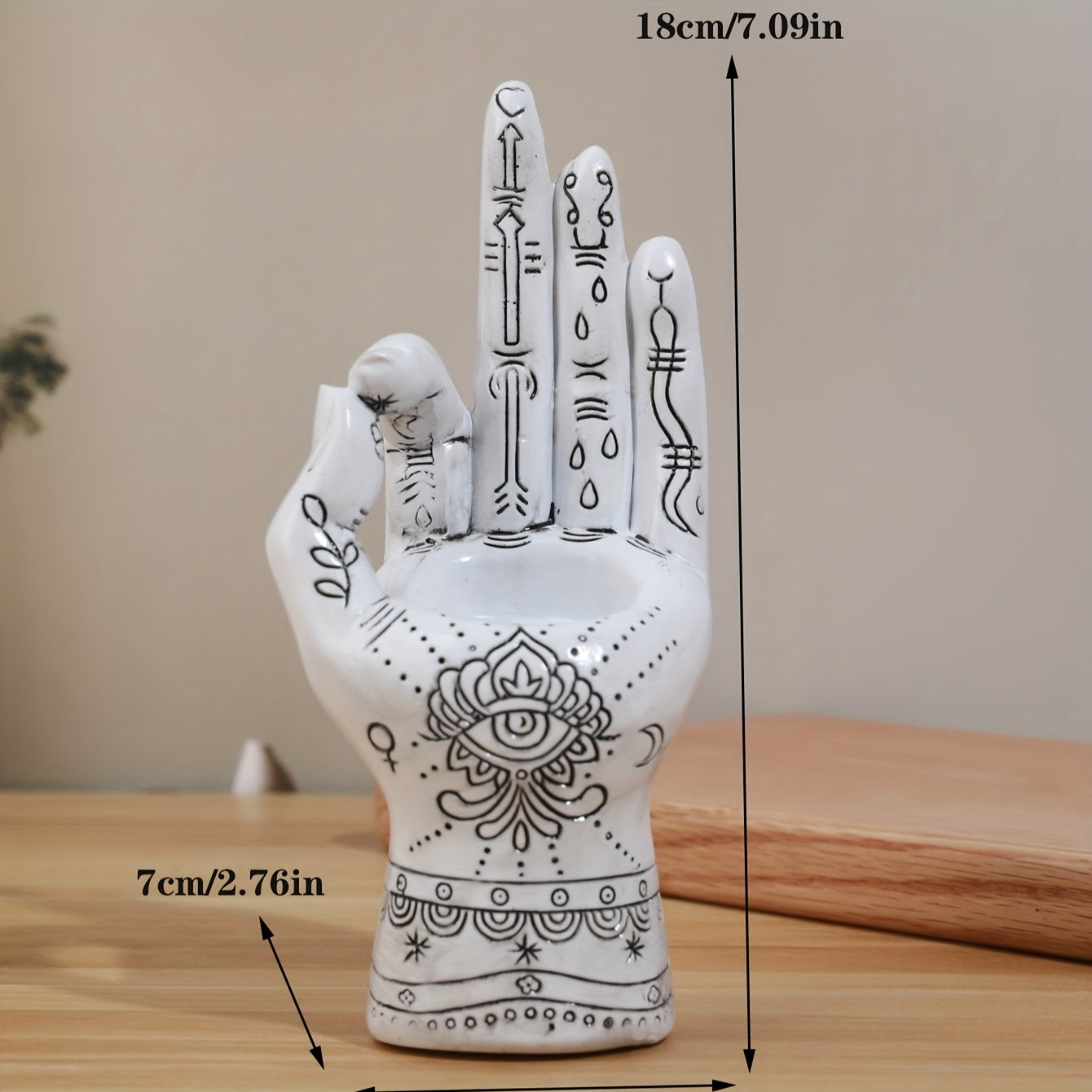 Artistic Hand Incense Holders Yin & Yang Design | Premium