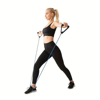 5‑Level Resistance Bands with Handles Home Workouts | UK Delivery