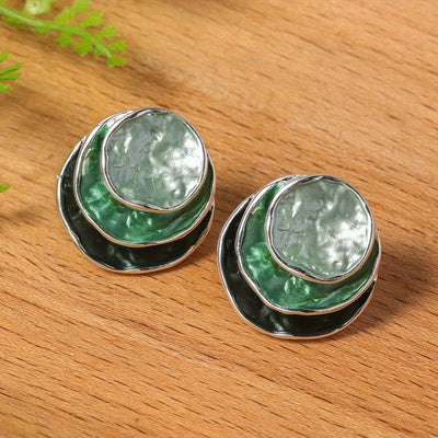 Boho Multi‑Layer Silver Party Earrings Elegant Holiday Jewellery