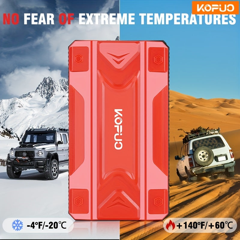 3000A Portable Car Battery Jump Starter | KOPUO Camping Essential