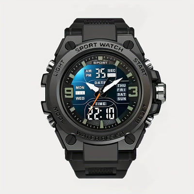 Multi‑Sport Men's Digital Chronograph Watch | Luminous Display