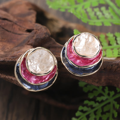Boho Multi‑Layer Silver Party Earrings Elegant Holiday Jewellery