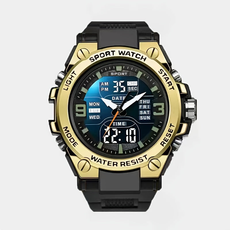 Multi‑Sport Men's Digital Chronograph Watch | Luminous Display