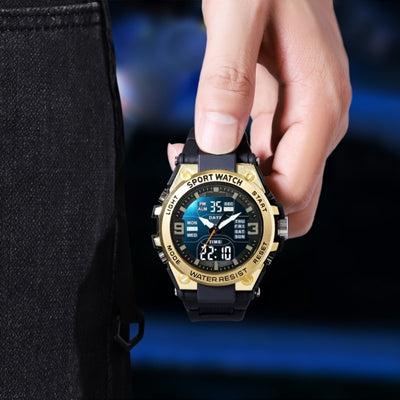 Multi‑Sport Men's Digital Chronograph Watch | Luminous Display