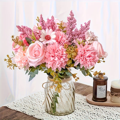 Real Touch Artificial Peony Bouquet 2 Pink & White | Premium