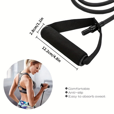 5‑Level Resistance Bands with Handles Home Workouts | UK Delivery