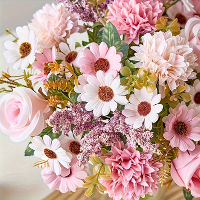 Real Touch Artificial Peony Bouquet 2 Pink & White | Premium