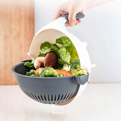 9 in 1 Vegetable Cutter with Drain Basket Nebula Kitchen UK