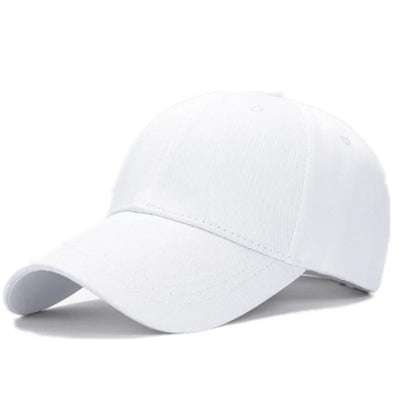 Adjustable Cotton Baseball Cap Solid‑Colour Unisex Hat