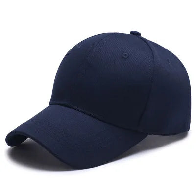Adjustable Cotton Baseball Cap Solid‑Colour Unisex Hat