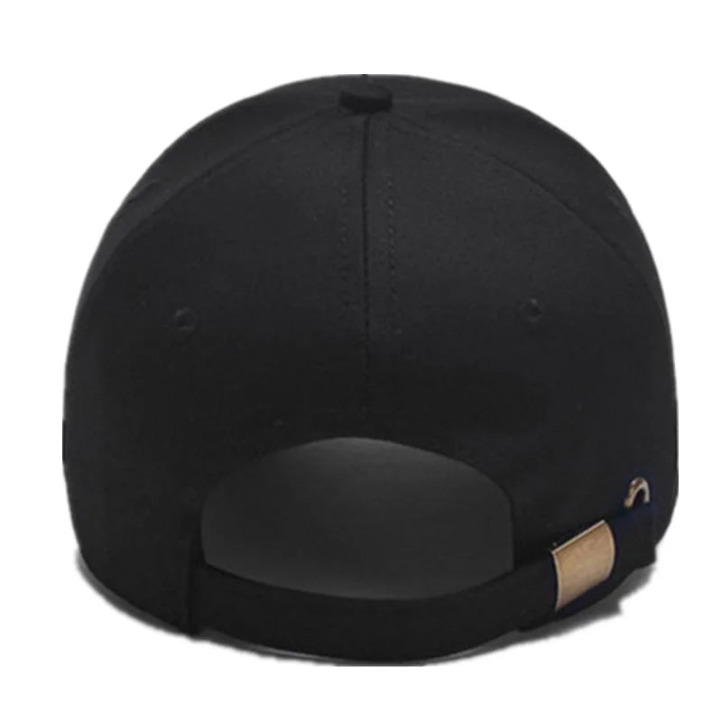 Adjustable Cotton Baseball Cap Solid‑Colour Unisex Hat