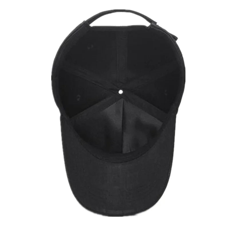 Adjustable Cotton Baseball Cap Solid‑Colour Unisex Hat