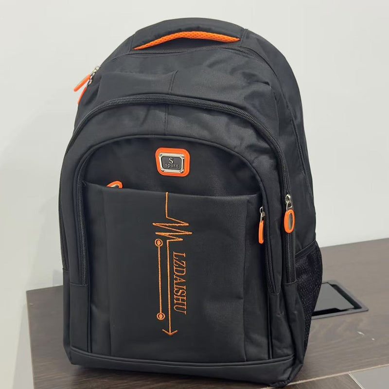 Men’s Lightweight Canvas Backpack Large Capacity Daypack with Adjustable Straps