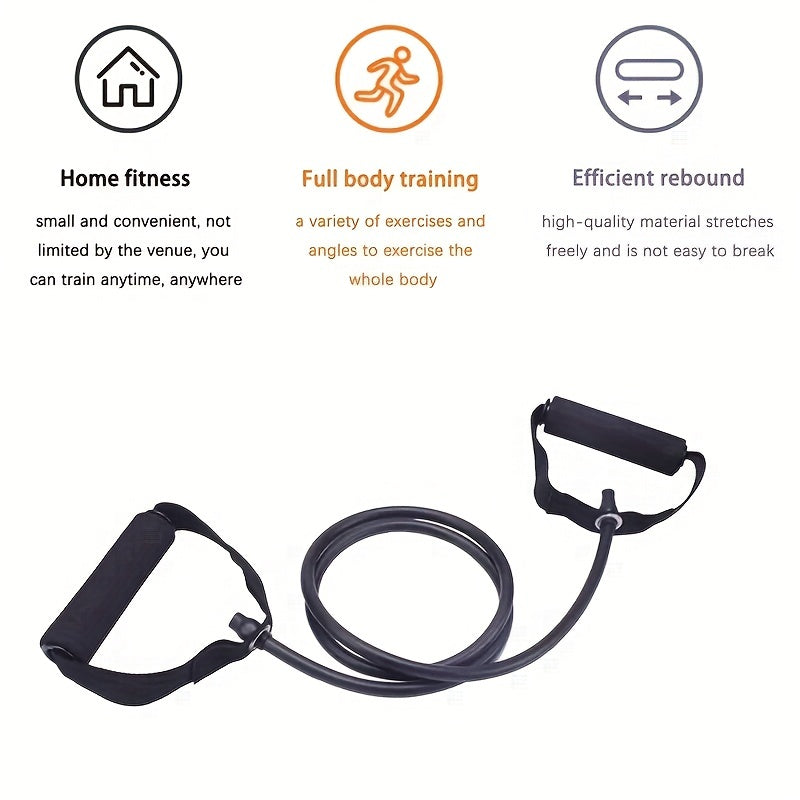 5‑Level Resistance Bands with Handles Home Workouts | UK Delivery