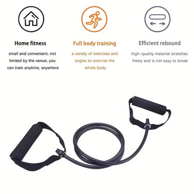 5‑Level Resistance Bands with Handles Home Workouts | UK Delivery
