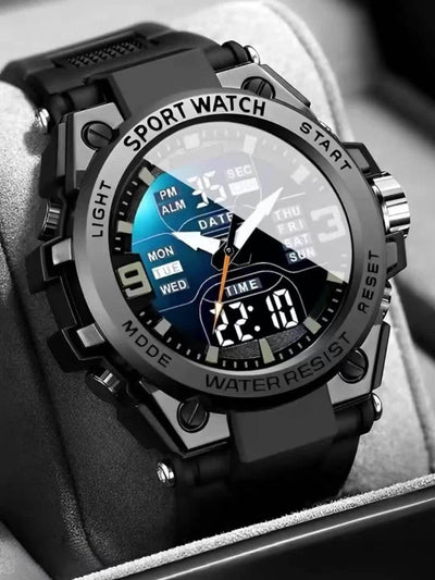 Multi‑Sport Men's Digital Chronograph Watch | Luminous Display