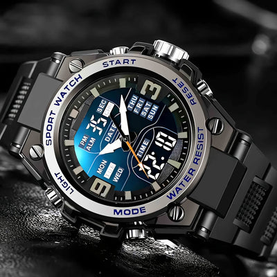 Multi‑Sport Men's Digital Chronograph Watch | Luminous Display