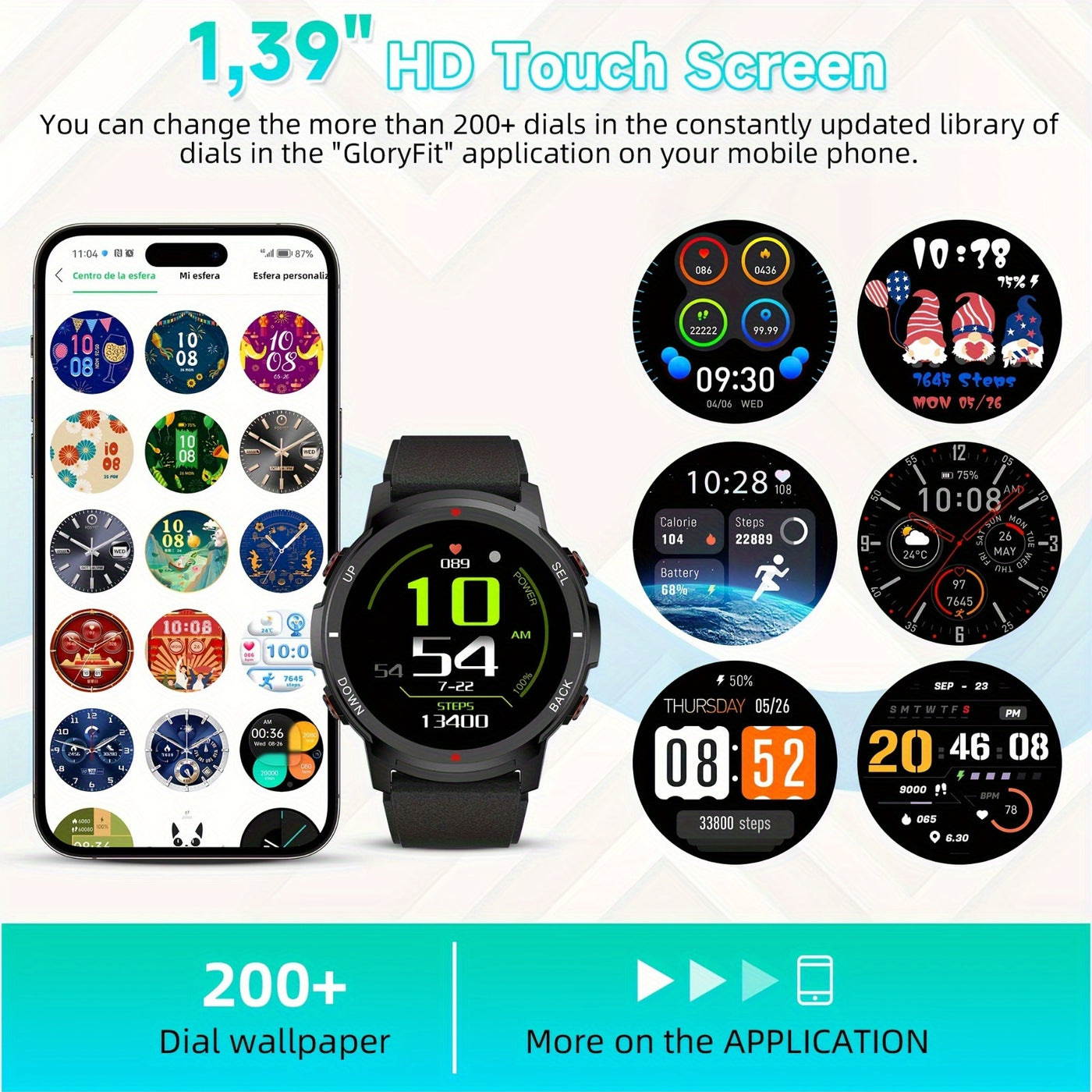 S52 Smartwatch: Wireless Calls, Sleep Monitor & 110+ Sport Modes