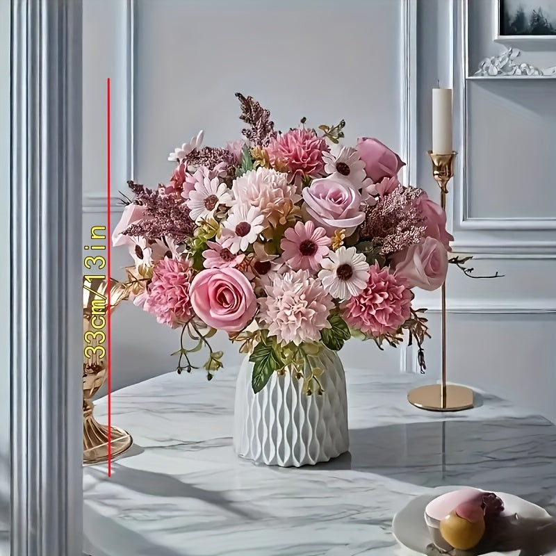 Real Touch Artificial Peony Bouquet 2 Pink & White | Premium