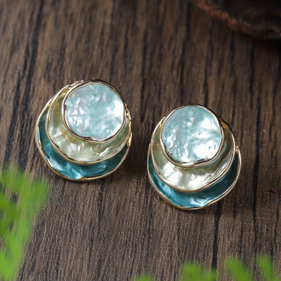 Boho Multi‑Layer Silver Party Earrings Elegant Holiday Jewellery