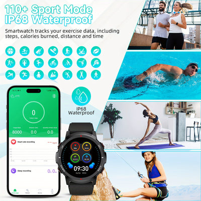 S52 Smartwatch: Wireless Calls, Sleep Monitor & 110+ Sport Modes
